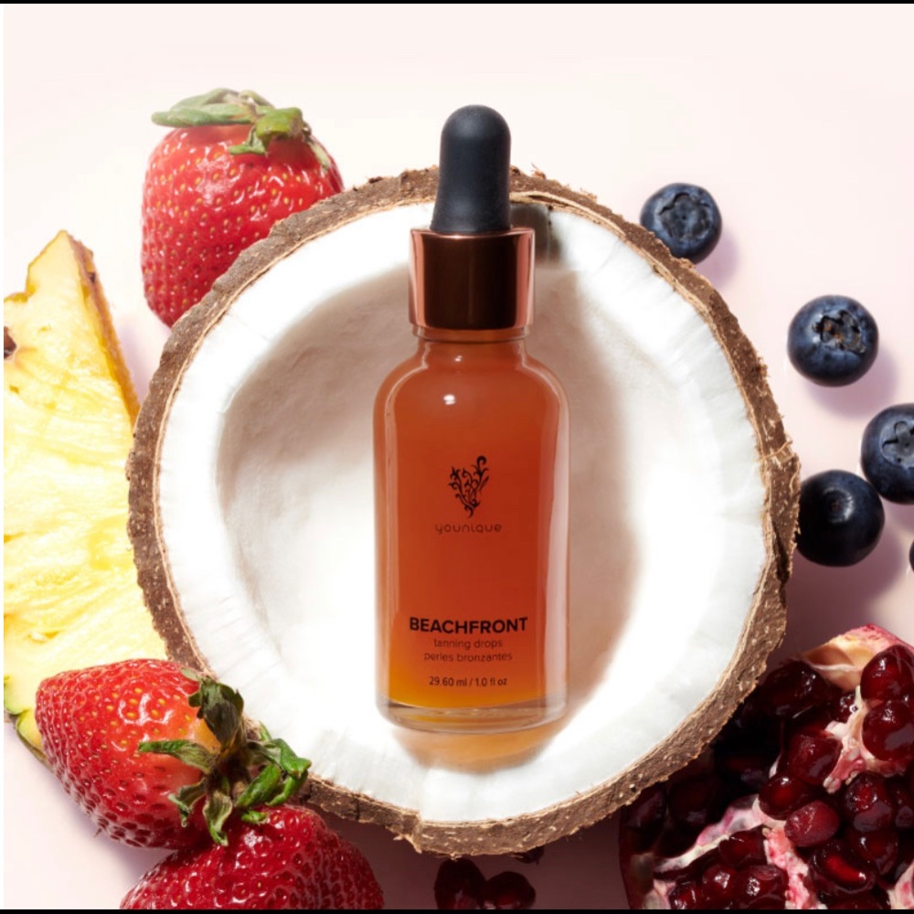 Beachfront tanning drops